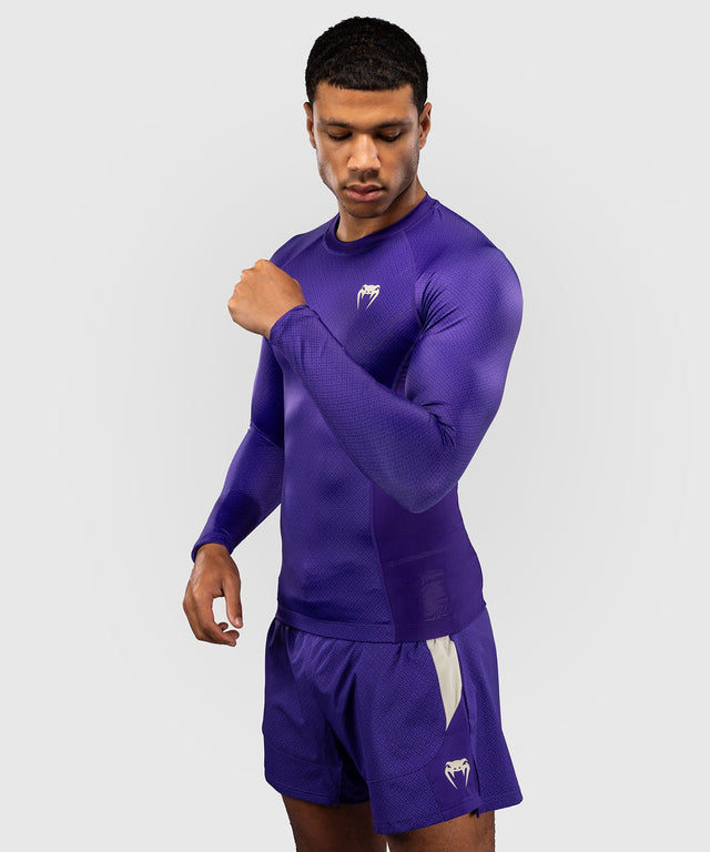 Venum Rashguard x Roger Gracie Academy Long Sleeves – Purple