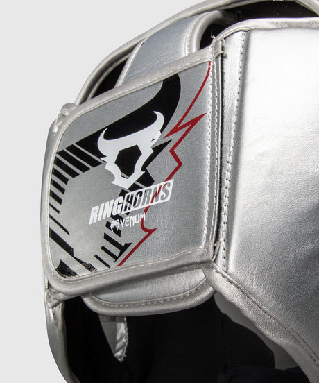Ringhorns Charger Head guard Silver/Black – top view