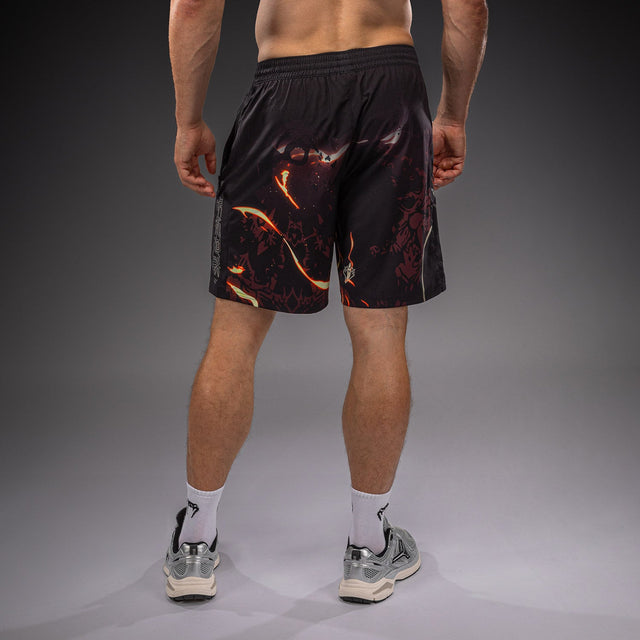 Venum Training shorts Sukuna – Black/Light beige