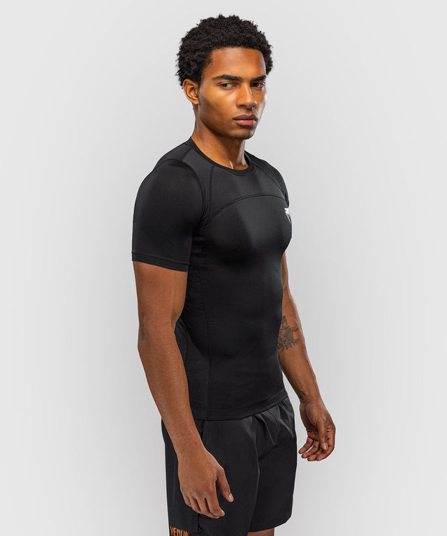 Rashguard Venum G-Fit Revolution Manga Corta – Negro/Cobre