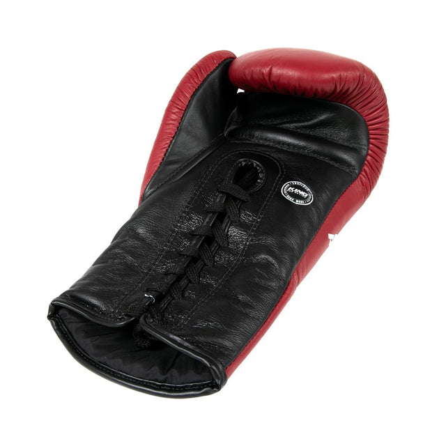 King Pro Boxing BG1 Boxing Gloves with Laces - Red/Black 