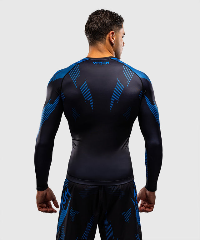Venum Rashguard No-Gi 6.0 Long Sleeves – Black/Blue