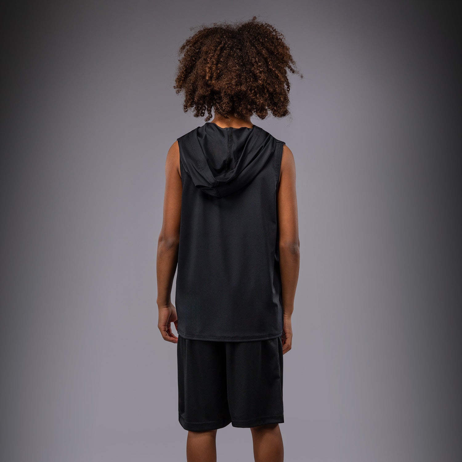 Venum Elite Sleeveless Hoodie Kids – Black