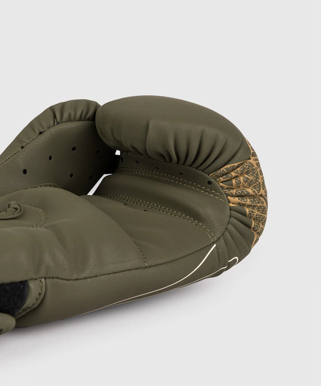 Venum Serpenti Boxing Gloves - Khaki Green