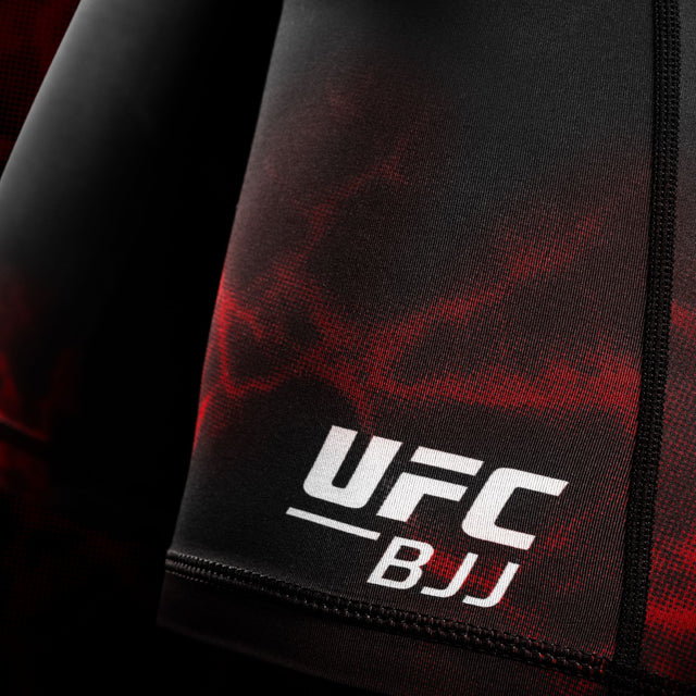 Hayabusa x UFC BJJ Compression shorts – Black/Red