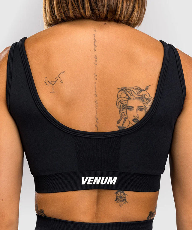 Venum Sculpt Long Sports Bra - Black/White