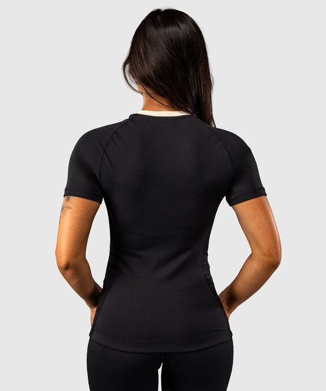 Venum Viper Rashguard korta ärmar för damer - Svart
