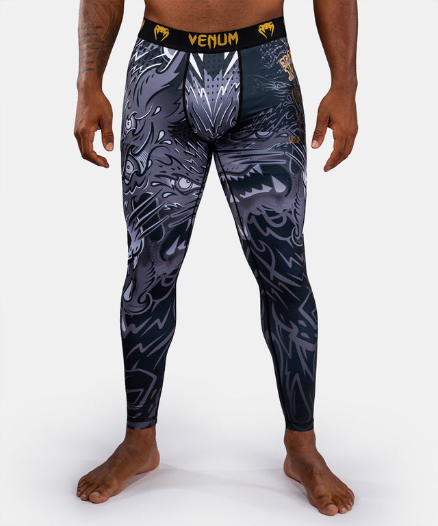 Venum Compression shorts & spats Wolf Atak - Black/Grey