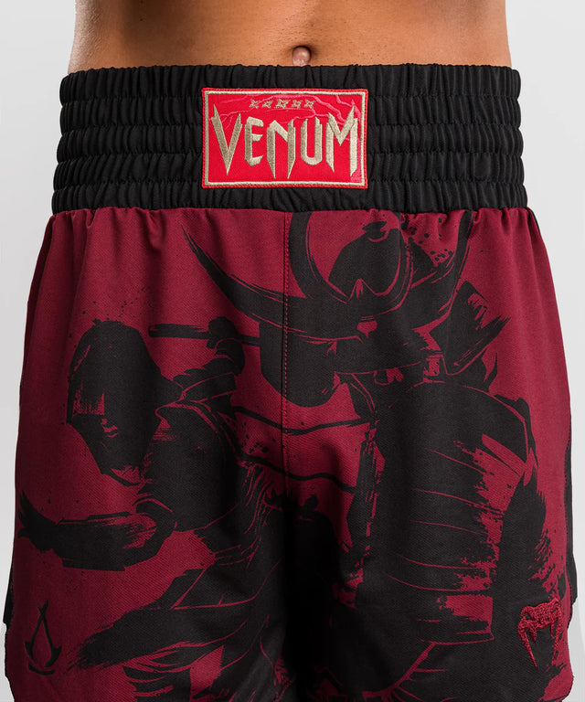 Venum x Assassin's Creed Shadows Boxing Shorts - Burgundy/Black