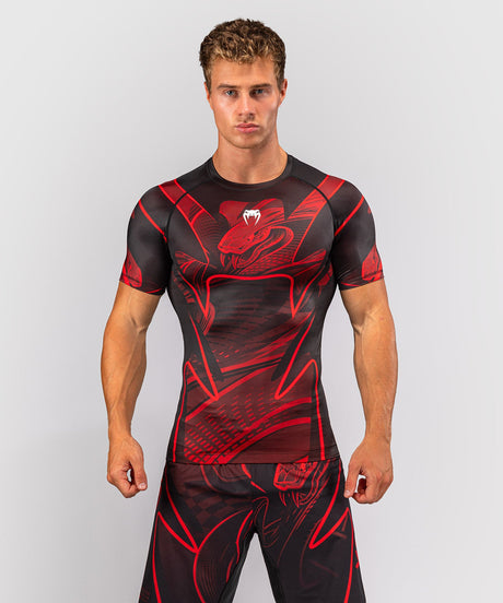 Venum Rashguard Crimson Viper 2.0 Korta ärmar - Svart/Röd