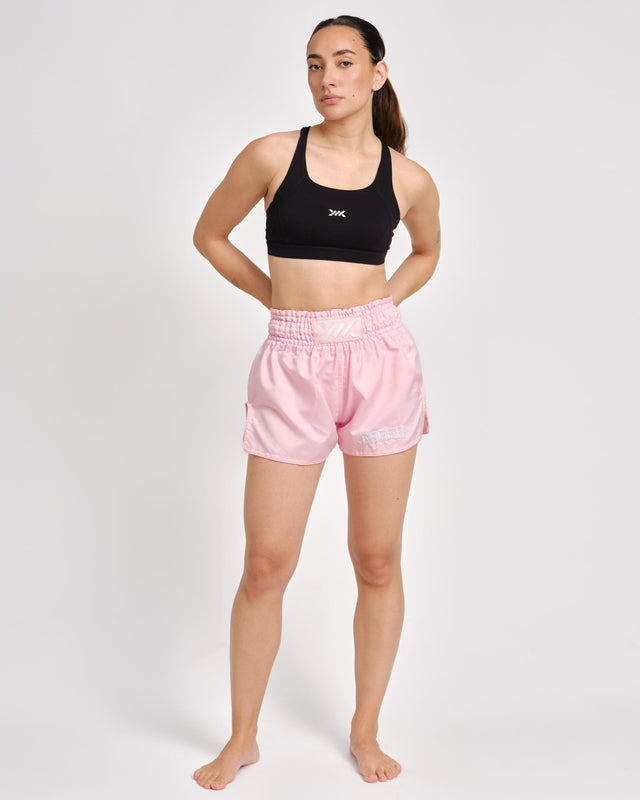 Caged Classic Muay Thai Shorts - Light Pink