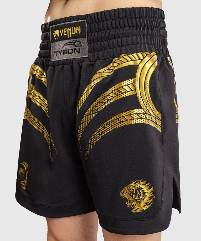 Venum x Mike Tyson Tiger Boxing shorts – Black/Gold