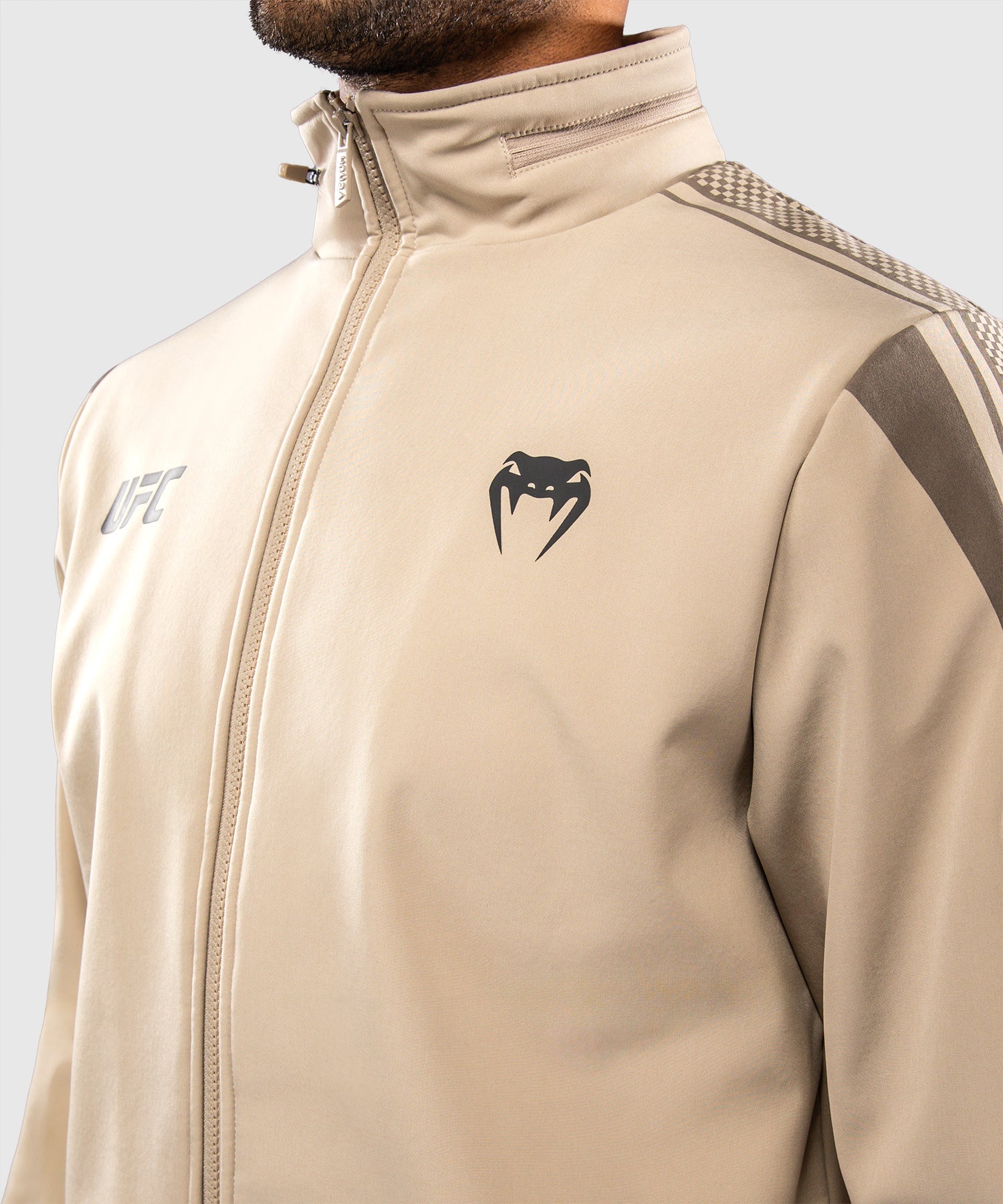 Venum UFC Hoodie Unity met Rits Heren - Zand