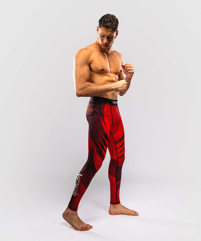 Venum Compressie Shorts Galactic 3.0 Spats - Rood/Zilver