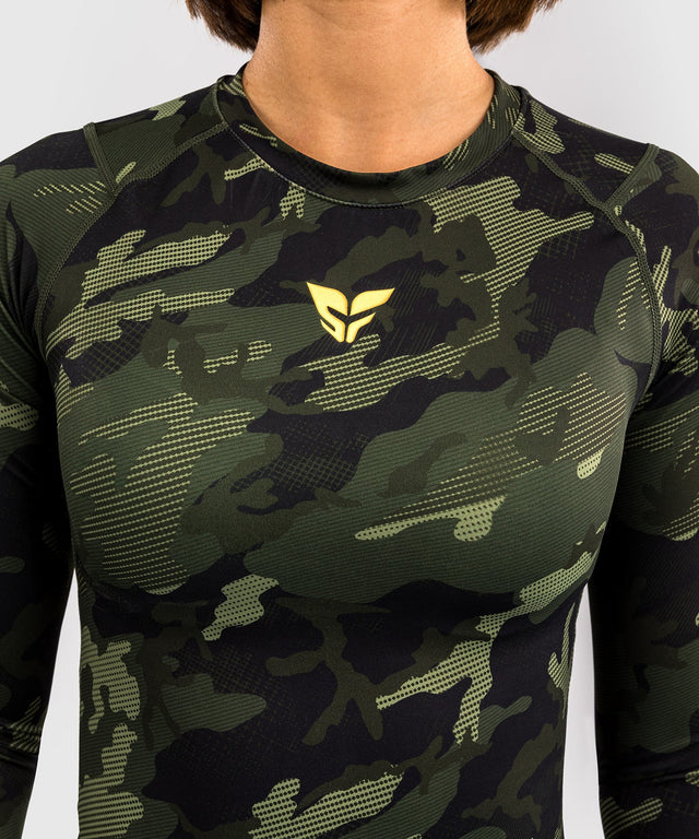Venum x Sophia Rose Women's Rashguard - Forest Camo