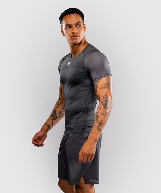 Venum Rashguard G-Fit Scale Korte Mouwen - Grå