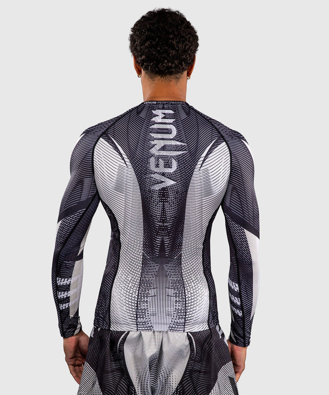 Venum Rashguard Galactic 3.0 Long Sleeves – Off-white/Black