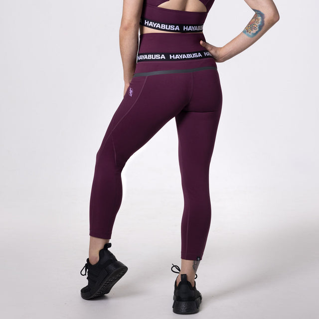Hayabusa Leggings High Rise 3/4 Women's – Wine