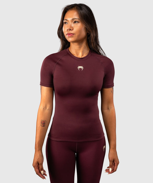Venum Rashguard Talisman Short Sleeves – Plum