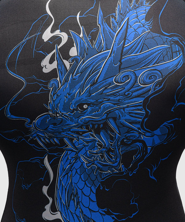Venum Rashguard Thunder Dragon Long Sleeve – Black/Royal Blue