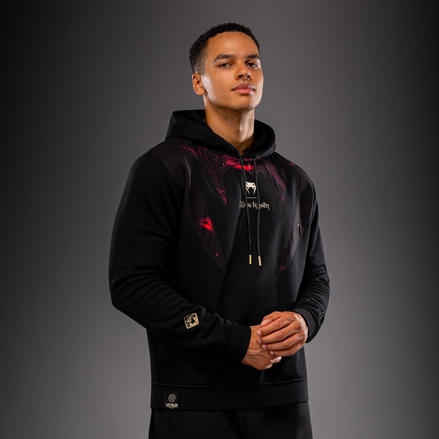 Venum Hoodie Jujutsu Kaisen Itadori - Zwart/Rood