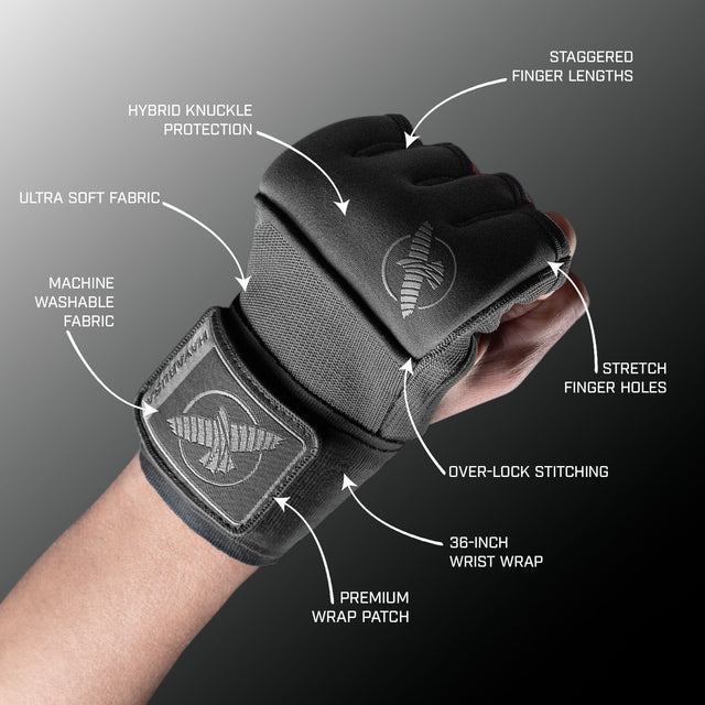 Hayabusa Hand wraps Deluxe Quick – Grey