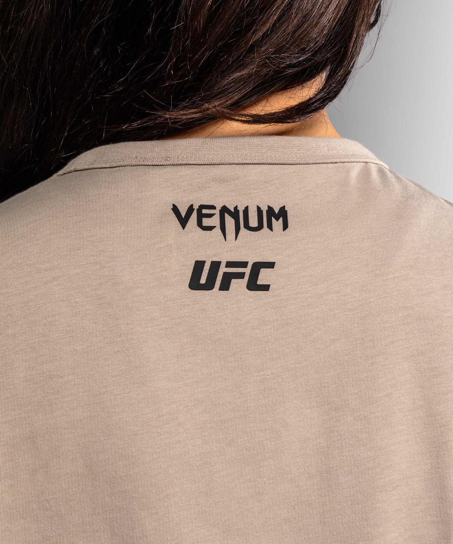 Venum UFC T-Shirt Unity Dames Korte Mouwen - Zand