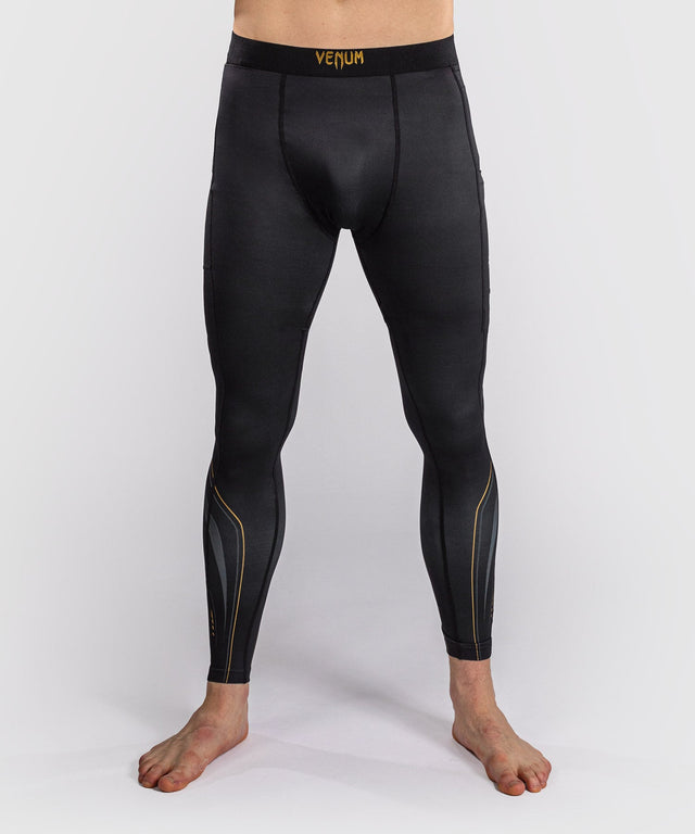 Venum Streamline Compression Shorts – Black/Gold