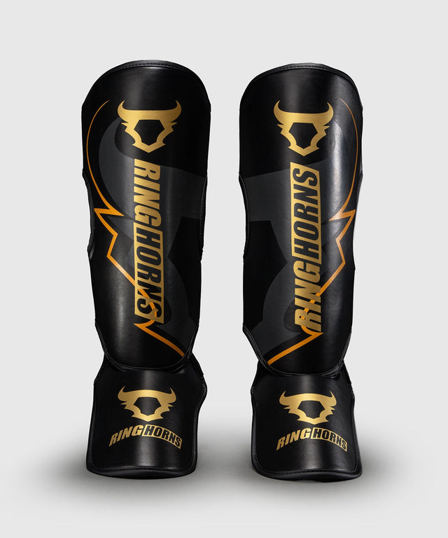 Ringhorns Charger Shin Guards – Black/Gold