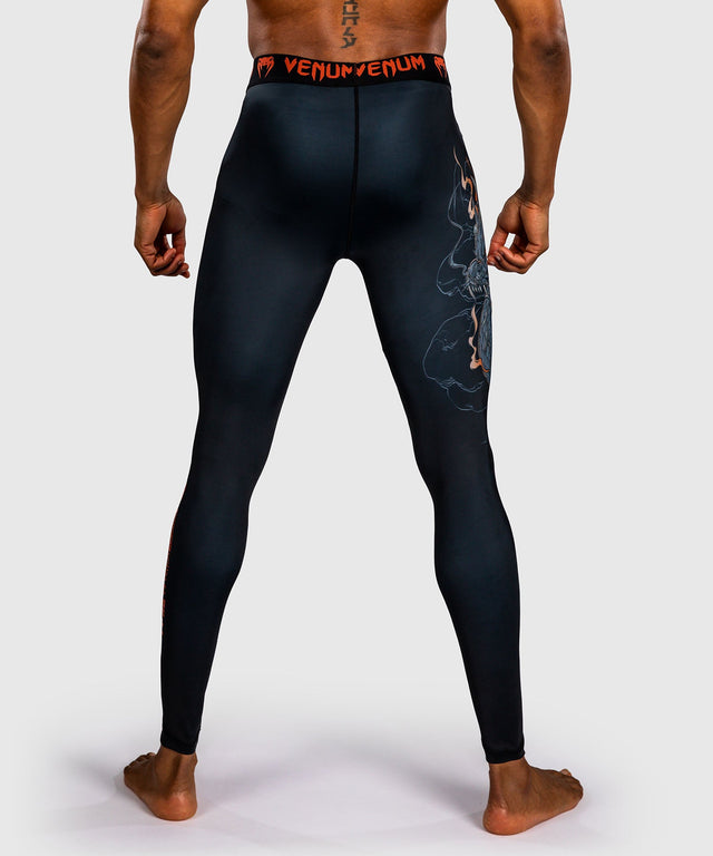 Venum Compression shorts Thunder Dragon – Black/Grey/Copper