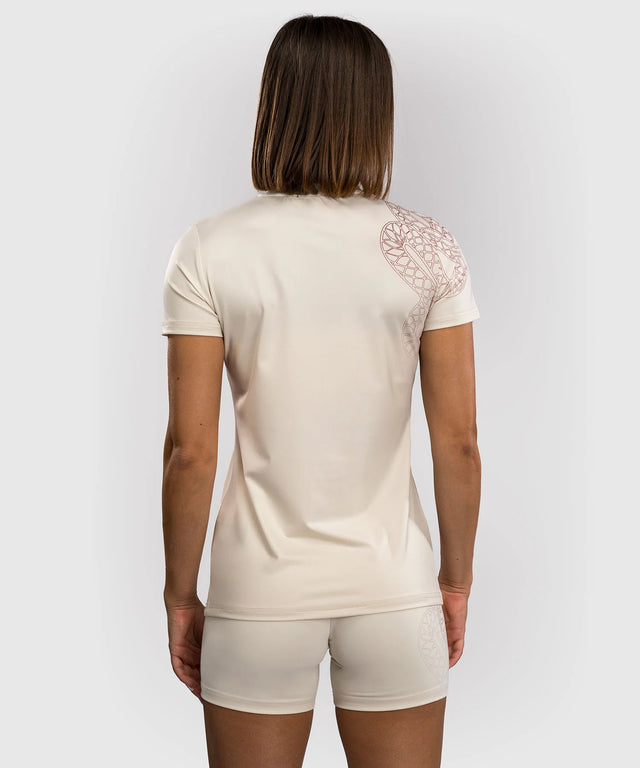 Venum Women's Dry Tech T-Shirt Serpenti - Ivory