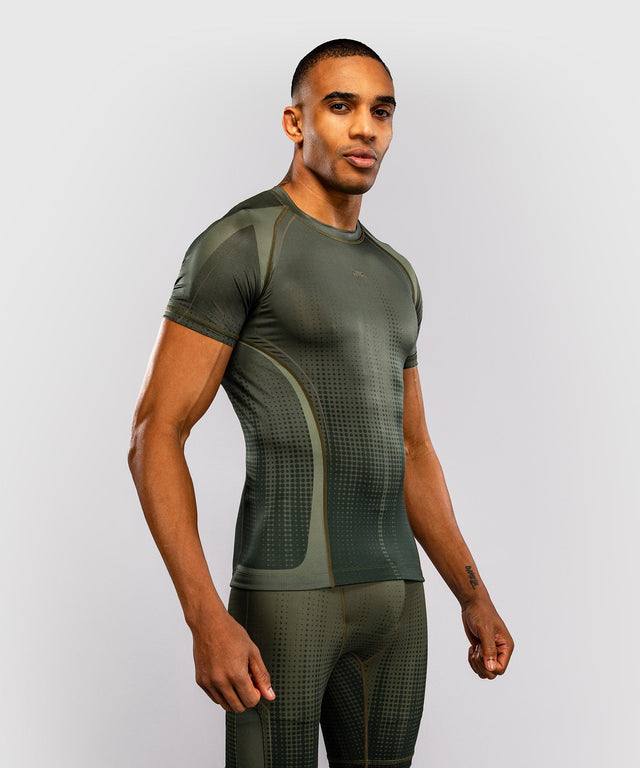 Venum Rashguard Stealth Short Sleeves – Khaki/Army Green