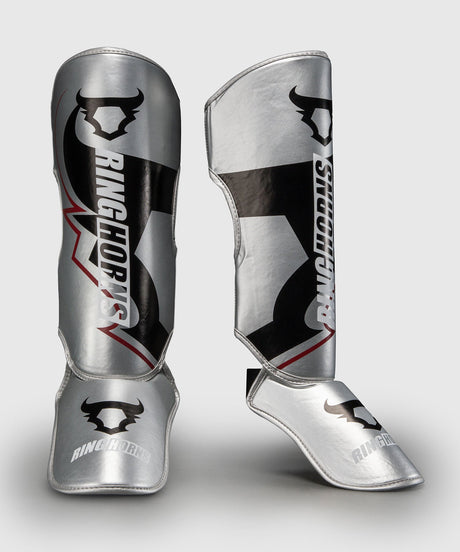 Ringhorns Charger Shin guards – Silver/Black