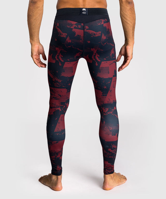 Venum UFC Compression Shorts Zenith – Navy Blue/Burgundy/Silver