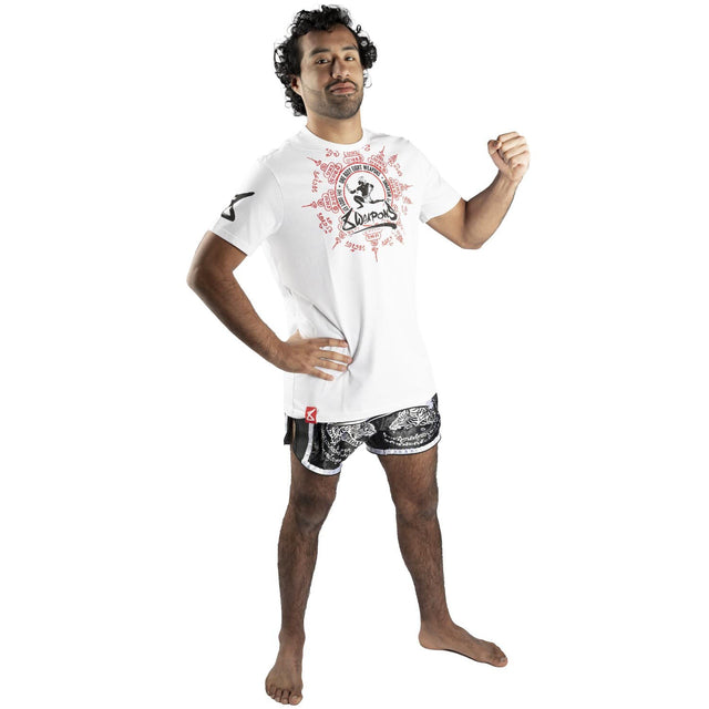 8 WEAPONS T-Shirt Eight Ways Yant – White