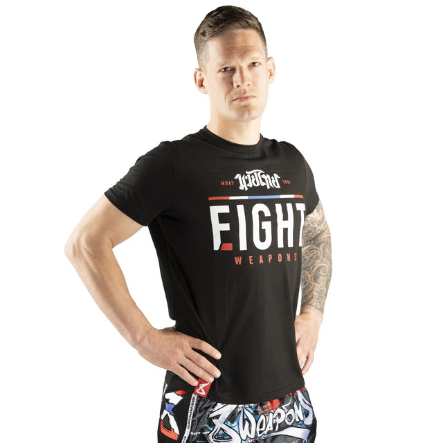 8 WEAPONS T-shirt The Fight – Black