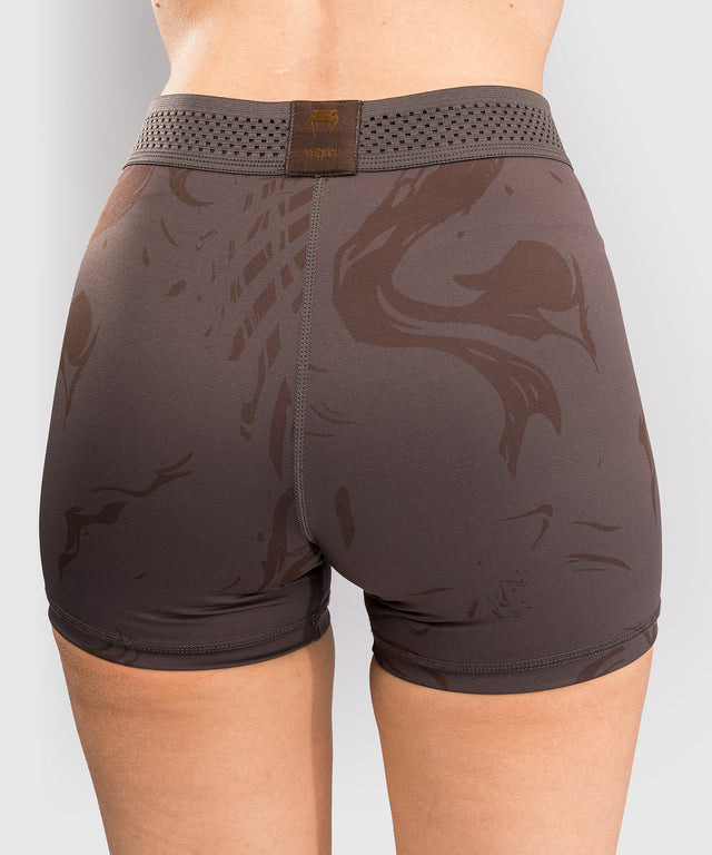 Pantaloncini a compressione Venum UFC Fusion da donna Fight Week - Marrone