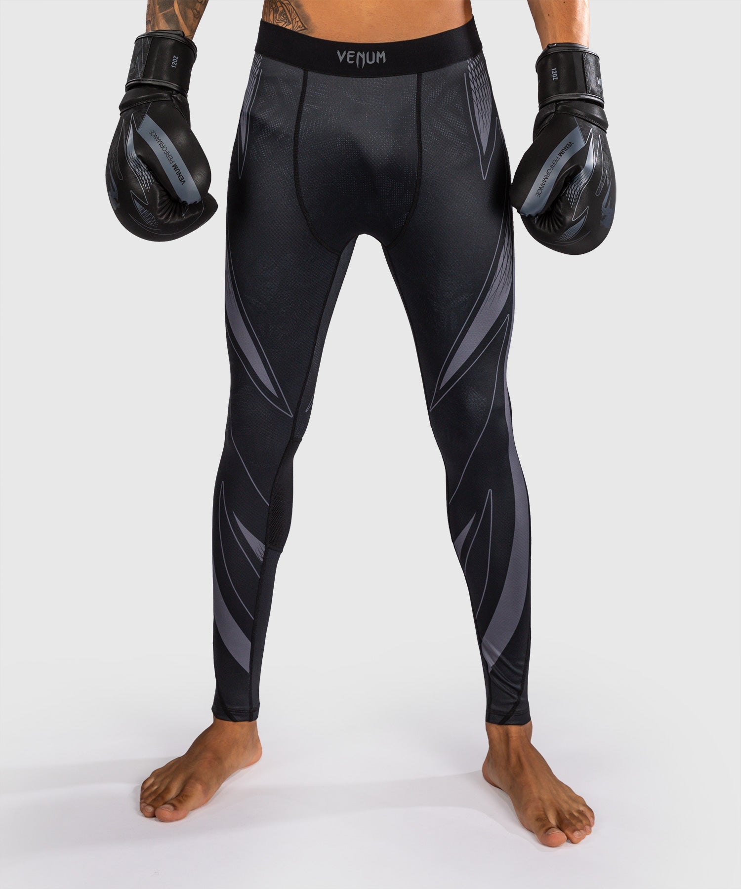 Venum Compressie Shorts Amazonia Reborn - Zwart/Grijs (VENUM-06451-109)