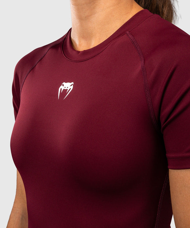 Venum Rashguard Aero XT Korte Mouwen - Pruim