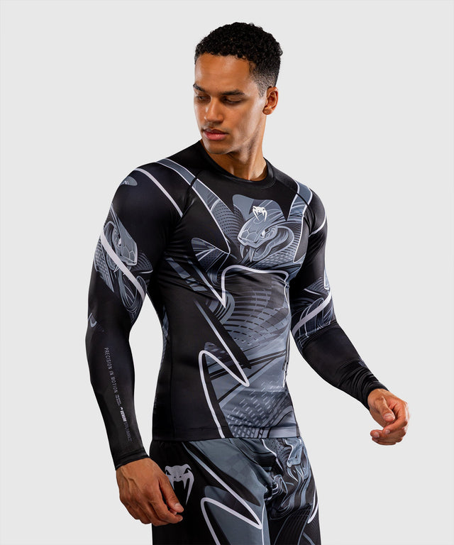 Venum Rashguard Crimson Viper 2.0 Langarm – Schwarz/Grau