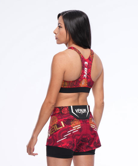 Sujetador deportivo Venum UFC Unrivaled Zhang Weili Mujer - Rojo