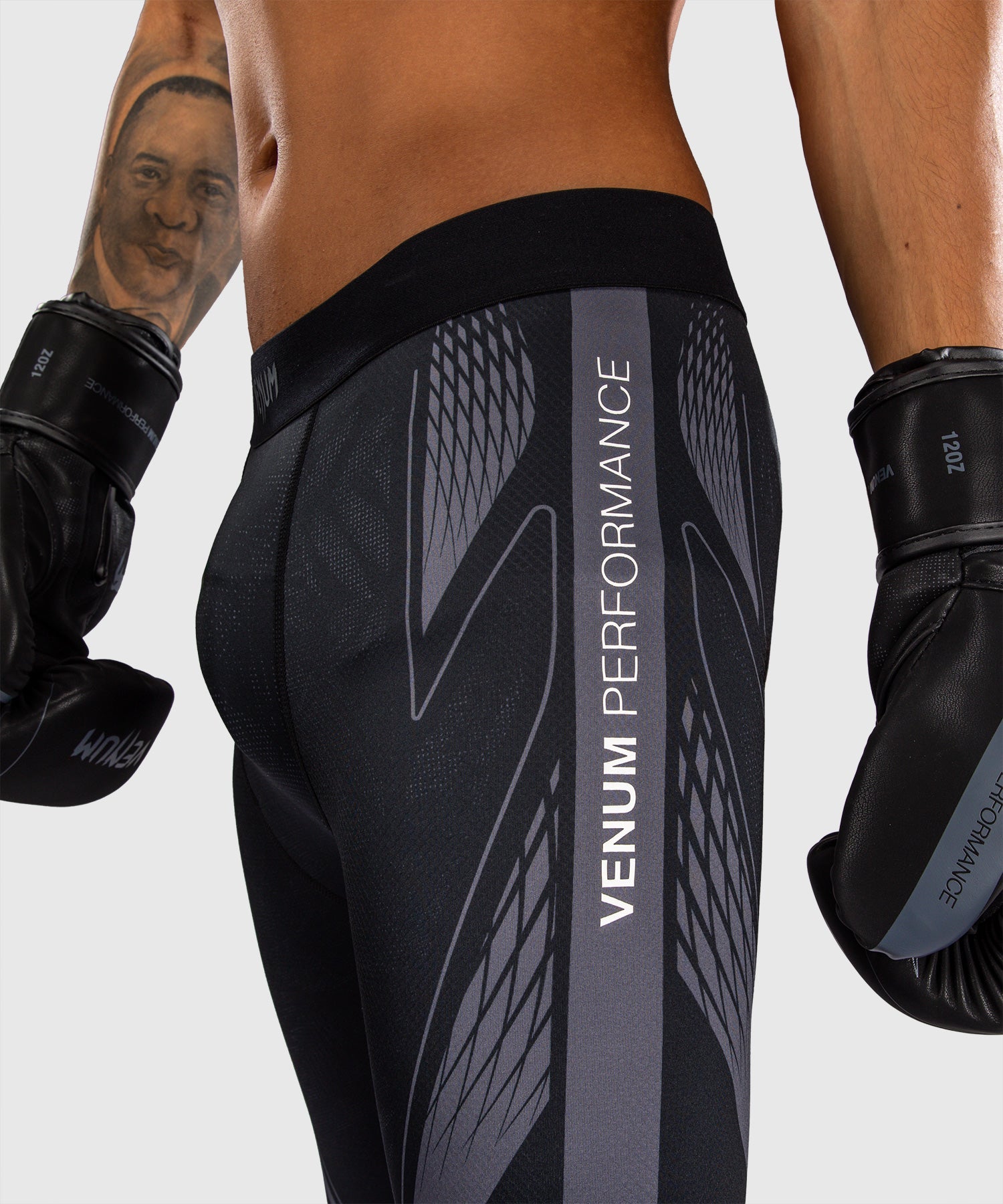 Venum Compressie Shorts Amazonia Reborn - Zwart/Grijs (VENUM-06451-109)