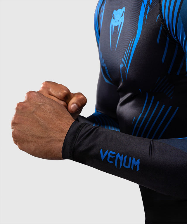 Venum Rashguard No-Gi 6.0 Long Sleeves – Black/Blue