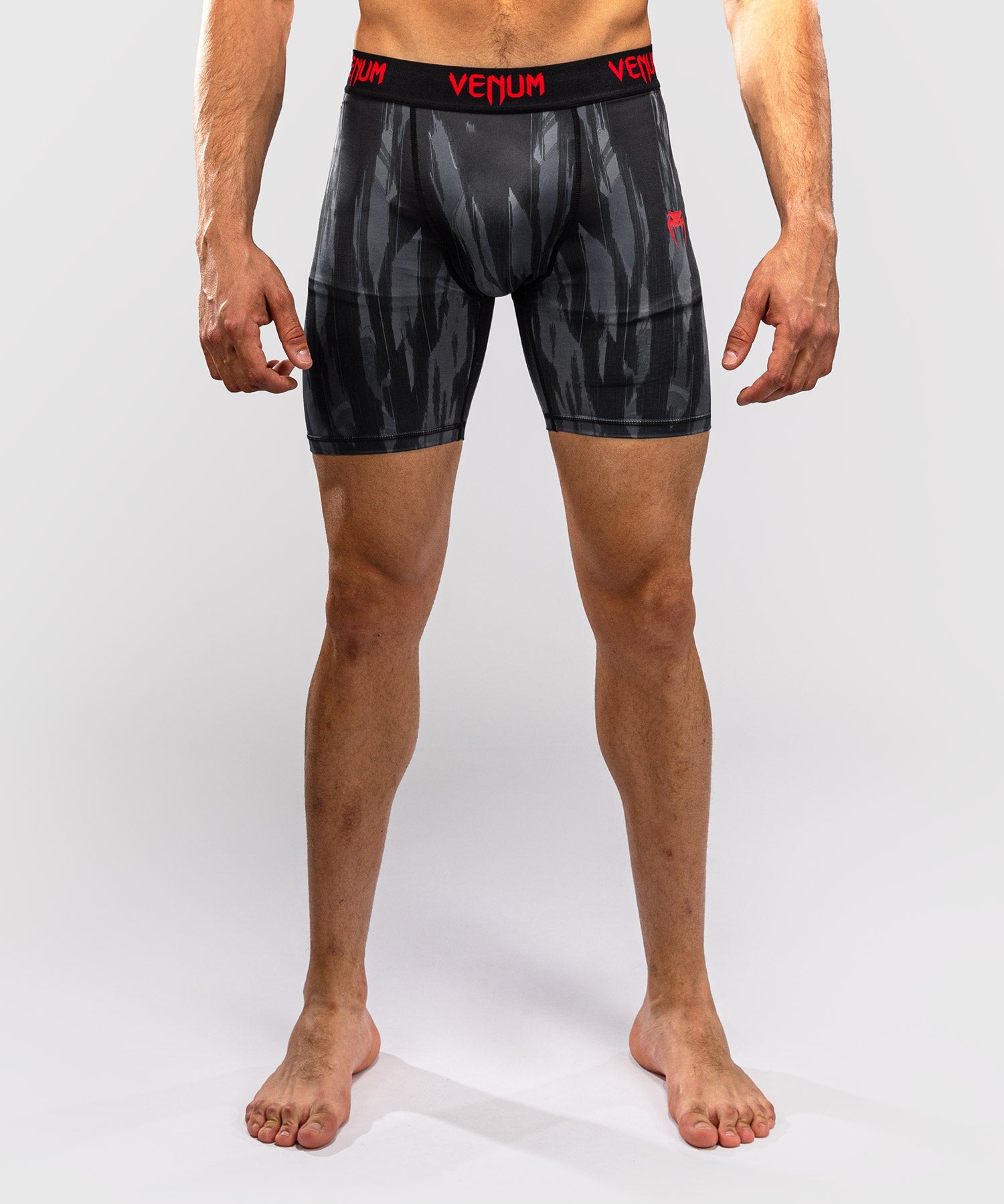 Venum Compressie Shorts Demon - Zwart/Grijs (VENUM-06364-109)