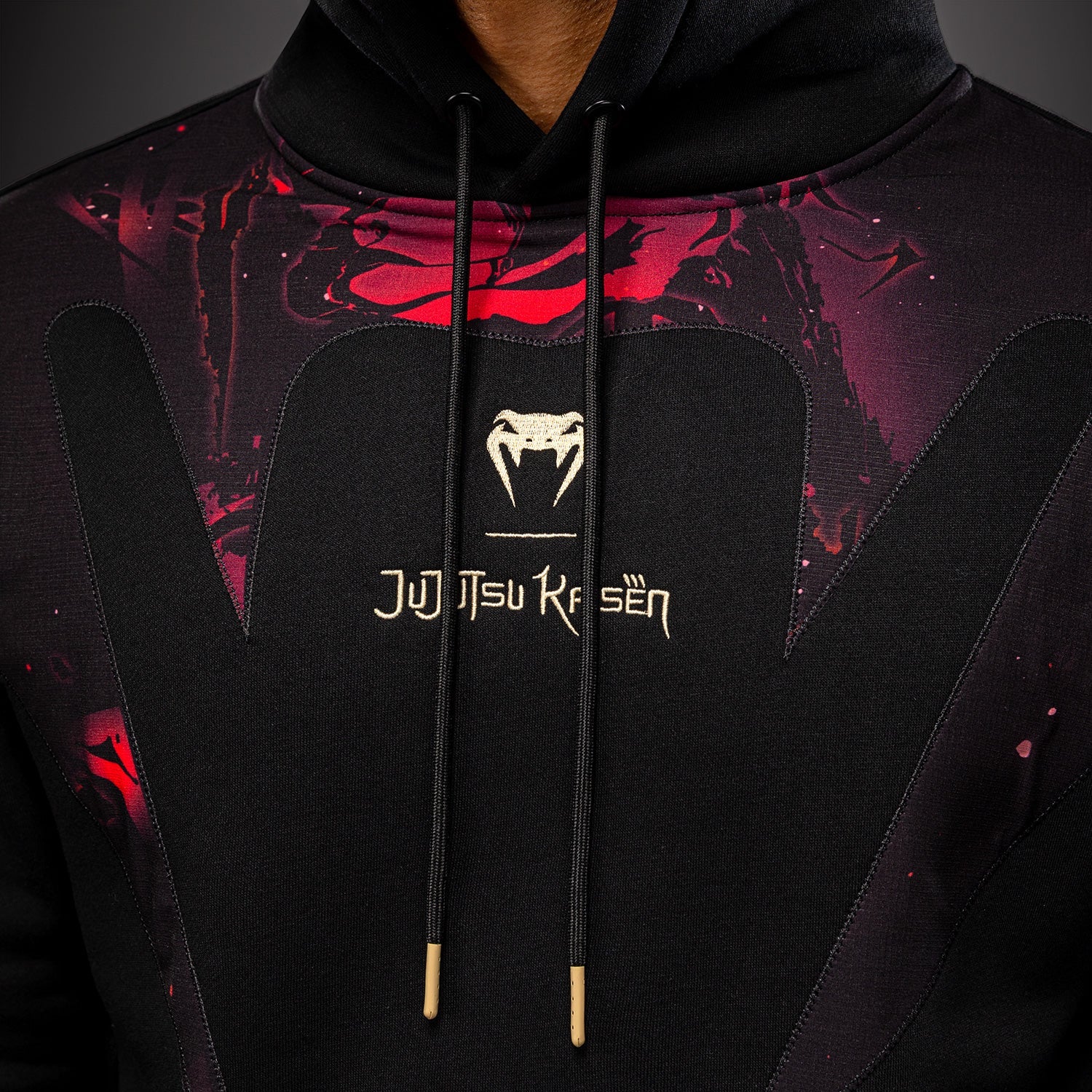 Venum Hoodie Jujutsu Kaisen Itadori - Zwart/Rood