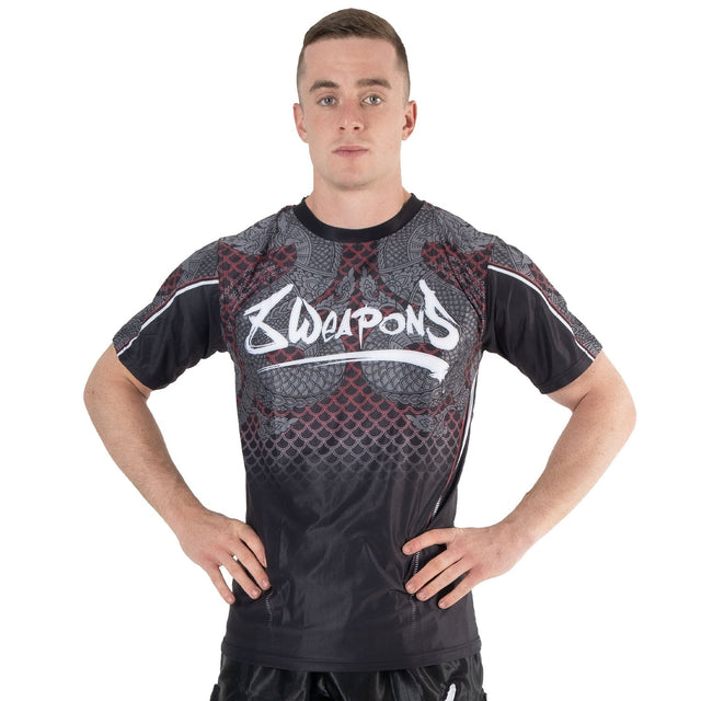 8 WEAPONS Functional T-Shirt Naga Yant – Black/Red