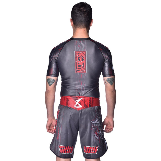 8 WEAPONS MMA Shorts Samurai 2.0 – Black/Red