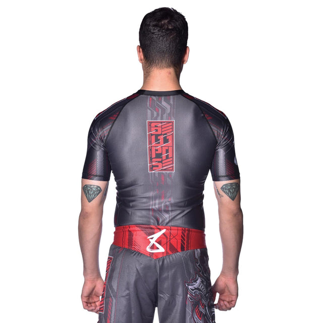 8 WEAPONS Rashguard Samurai 2.0 – Black/Red