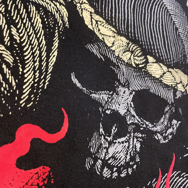 8 WEAPONS T-Shirt Boran Skull – Black