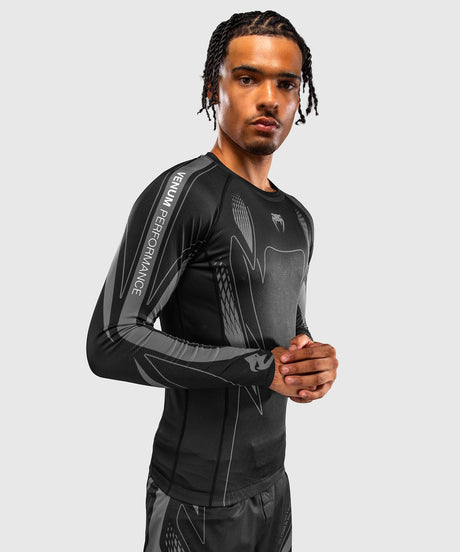 Rashguard Venum Amazonia Reborn Długie Rękawy – Czarny/Szary